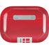 Denmark Soccer Flag AirPods Skins